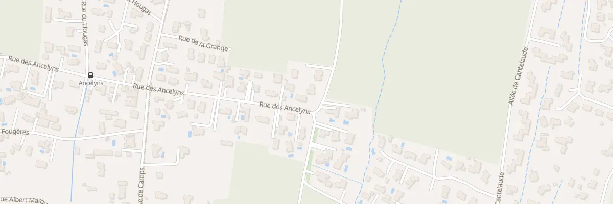 Plan du 2 Rue des Ancelyns au Teich