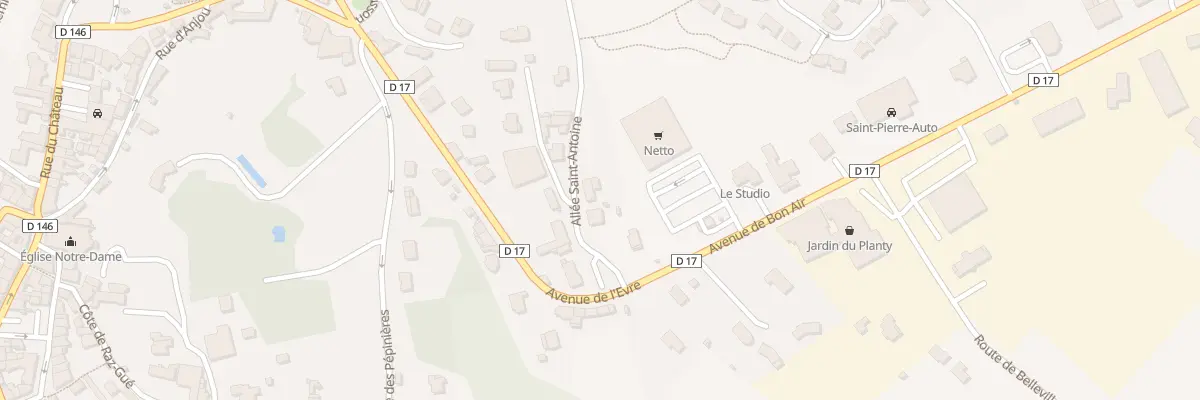 Plan du 1 All Saint-Antoine à Montrevault-sur-Èvre