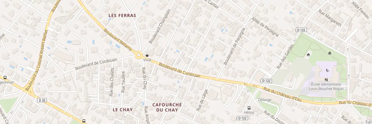 Plan du 19 Bd de Cordouan à Royan