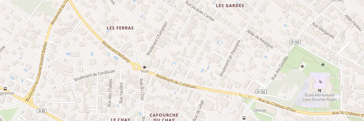 Plan du 21T Bd de Cordouan à Royan