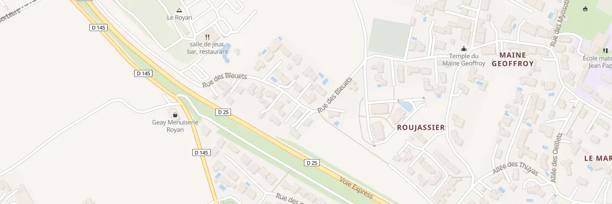 Plan du 34 Rue des Bleuets à Royan