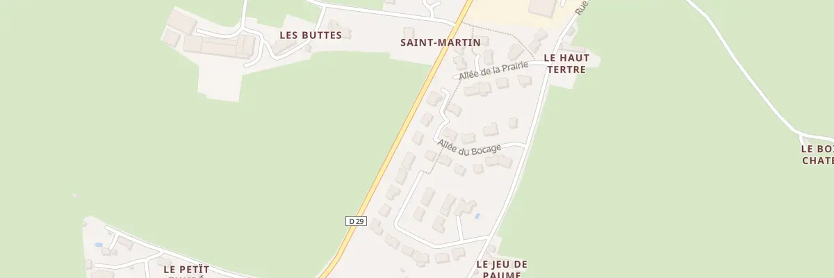 Plan du 11 All du Bocage à Juvigné
