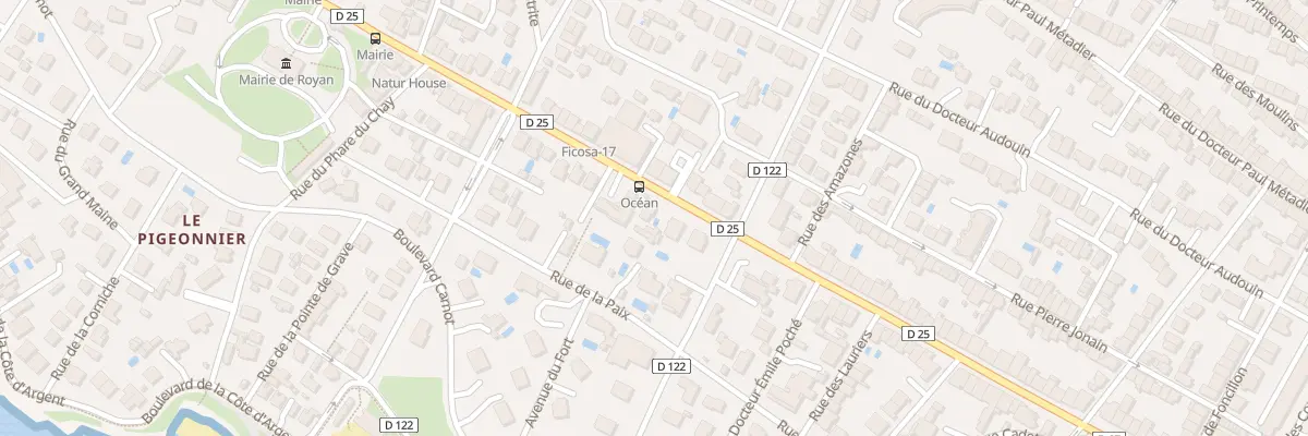 Plan du 44B Av de Pontaillac à Royan