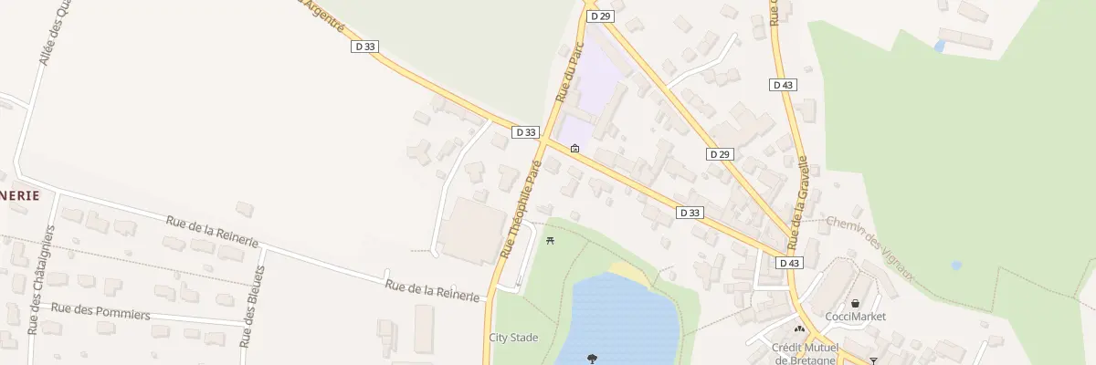 Plan du 5312 Rue d’Argentré au Pertre