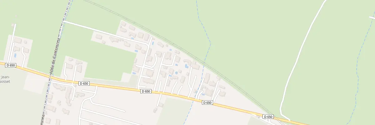 Plan du 90B Av de la Côte d’Argent au Teich