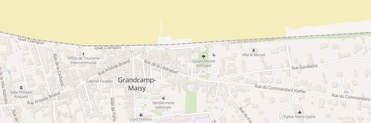 Plan du 3 Rue Renée Richard à Grandcamp-Maisy