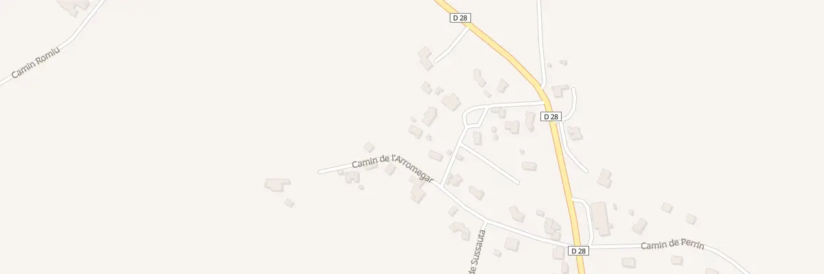 Plan du 242 Che l’Arromegar à Saint-Pé-de-Léren