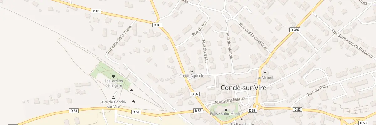 Plan du 10 Rte de Sainte Suzanne à Condé-sur-Vire