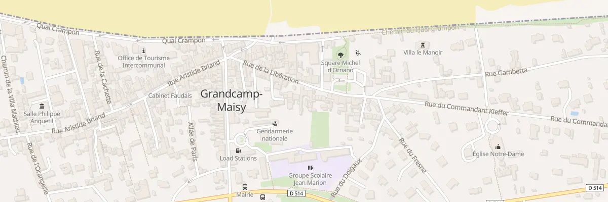 Plan du 48 Rue de la Libération à Grandcamp-Maisy