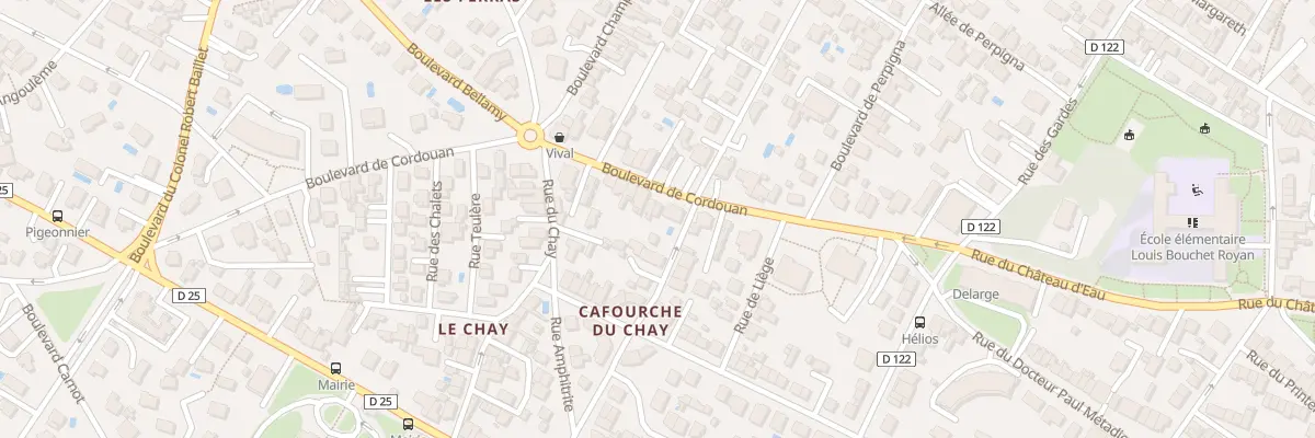 Plan du 16B Bd de Cordouan à Royan