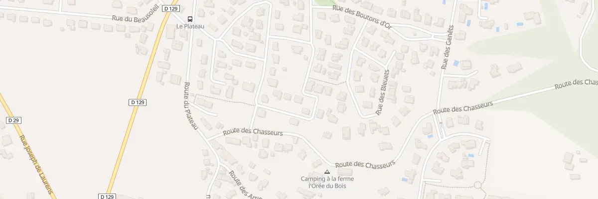 Plan du 4 Rue Louise Dussarps à Dax