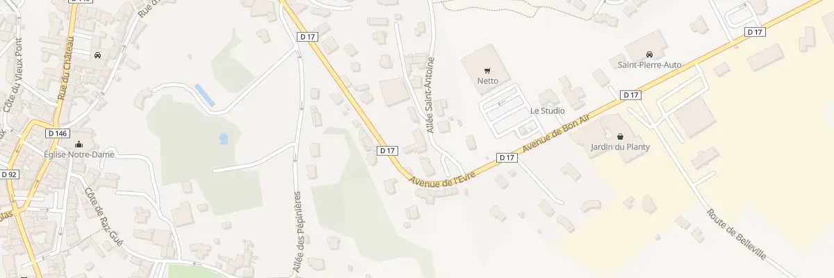 Plan du 2 All Saint-Antoine à Montrevault-sur-Èvre