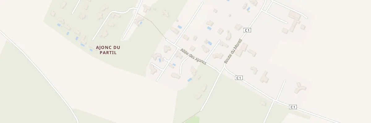 Plan du 28A All des Ajoncs à Breuillet
