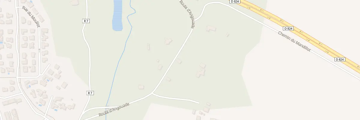 Plan du 1004 Rte d’Angouade à Saint-Paul-lès-Dax