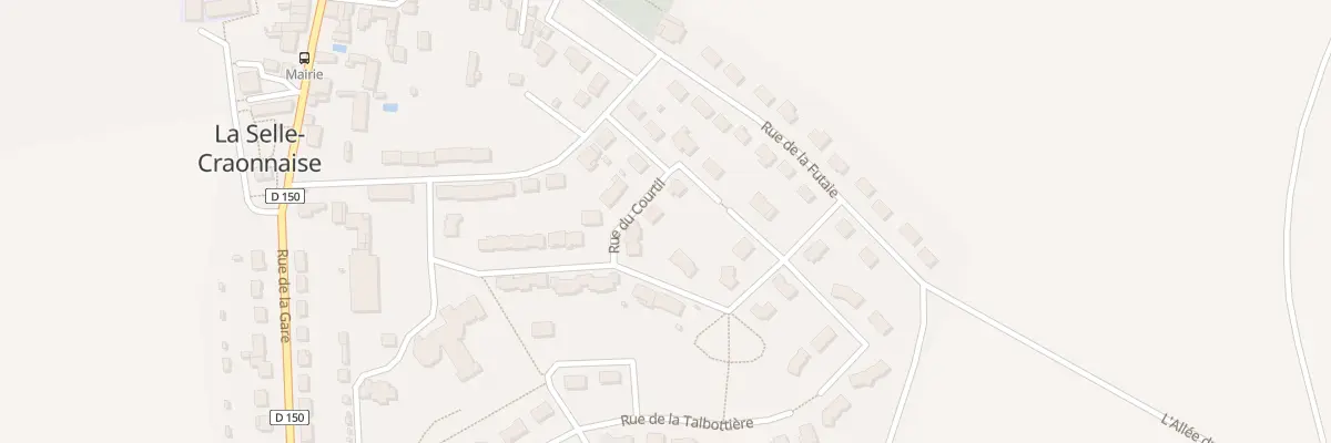 Plan du 3 Rue du Courtil à La Selle-Craonnaise