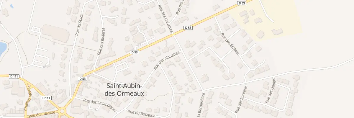 Plan du 15 Rue des alouettes à Saint-Aubin-des-Ormeaux
