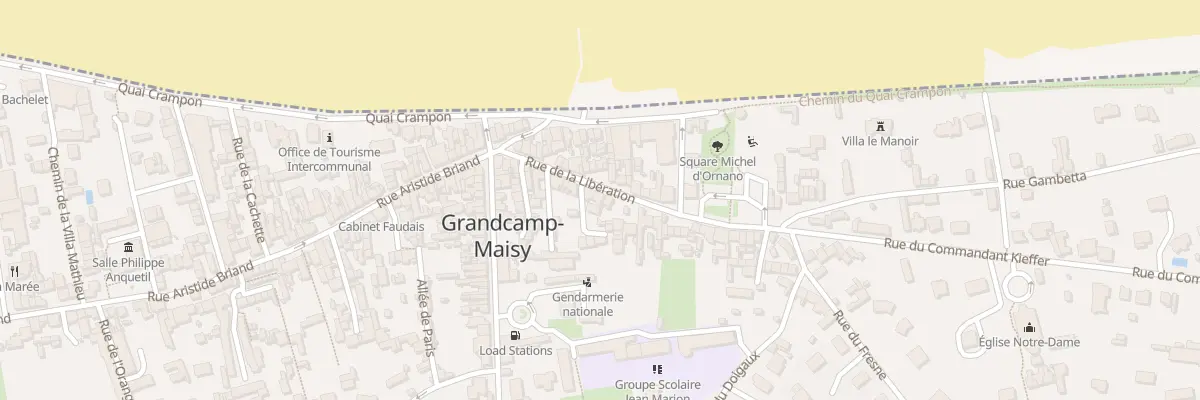 Plan du 38 Rue de la Libération à Grandcamp-Maisy
