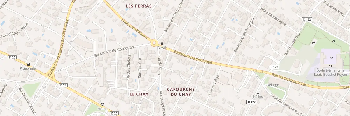 Plan du 26 Bd de Cordouan à Royan