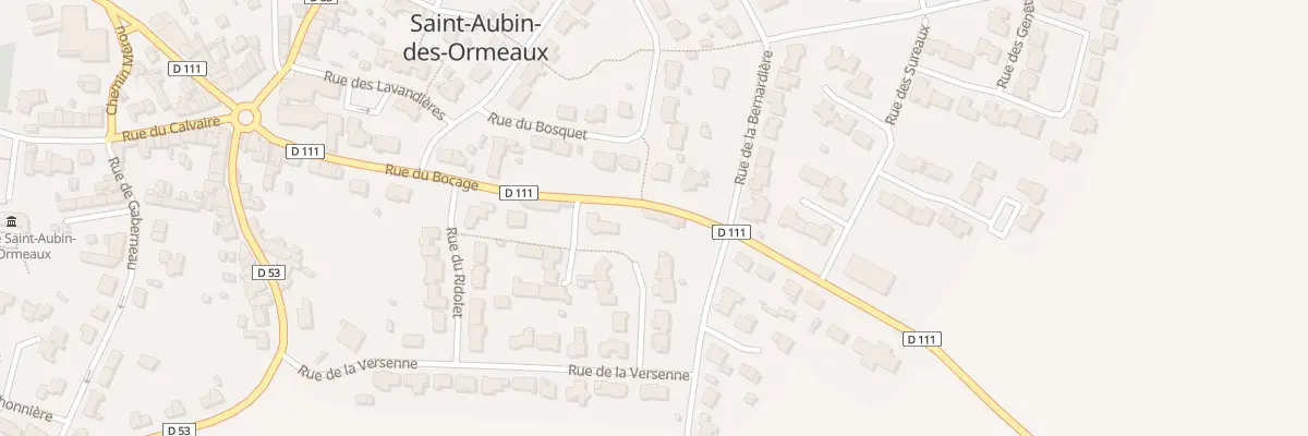Plan du 21 Rue du bocage à Saint-Aubin-des-Ormeaux