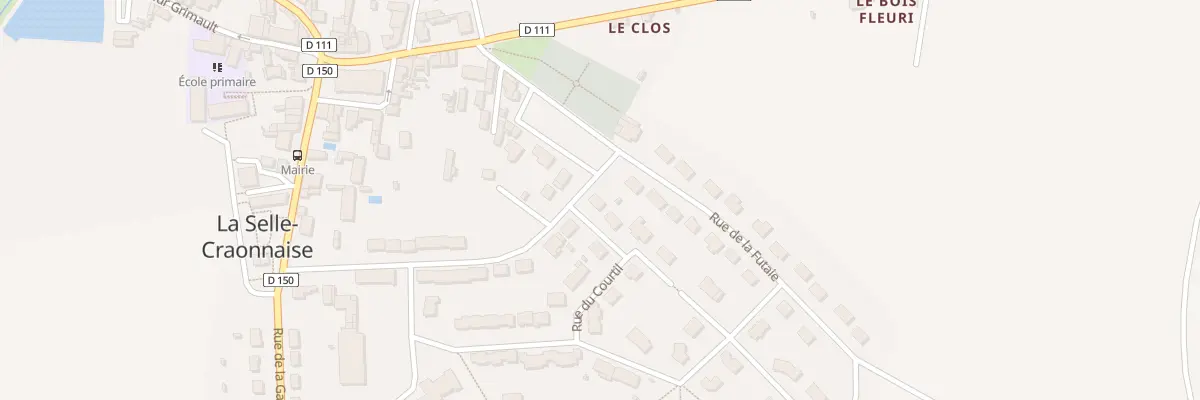Plan du 18 Rue des Charmilles à La Selle-Craonnaise