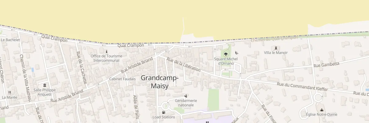 Plan du 23 Rue de la Libération à Grandcamp-Maisy