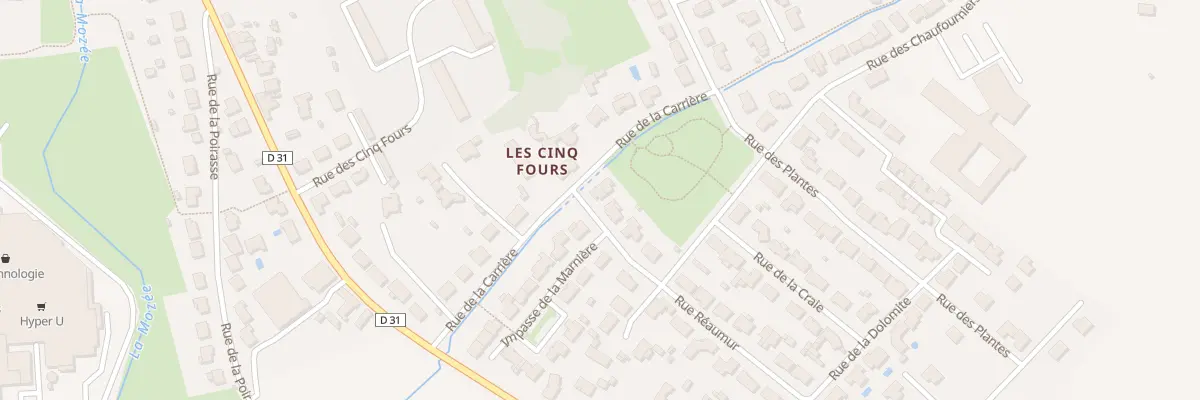 Plan du 1 Rue réaumur à Chantonnay