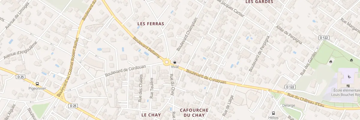 Plan du 33 Bd de Cordouan à Royan