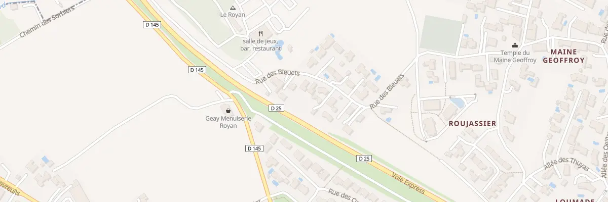 Plan du 9 Rue des Bleuets à Royan