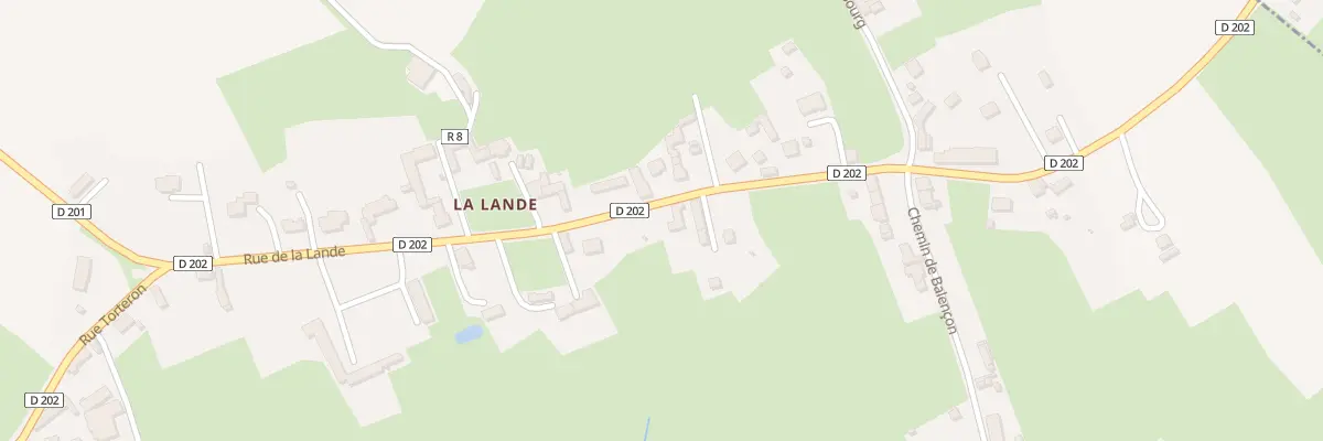 Plan du 13 Rue de la Lande à Lison