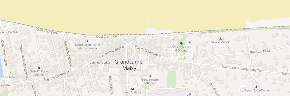 Plan du 15 Rue de la Libération à Grandcamp-Maisy
