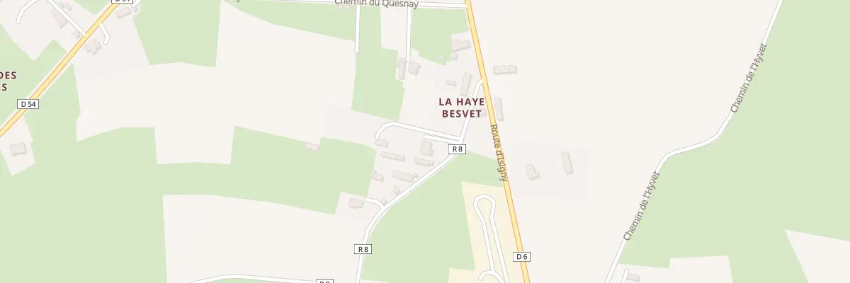 Plan du 8 La Haye Besvet à Saint-Clair-sur-l’Elle