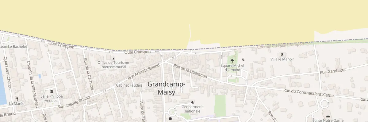 Plan du 9 Rue de la Libération à Grandcamp-Maisy