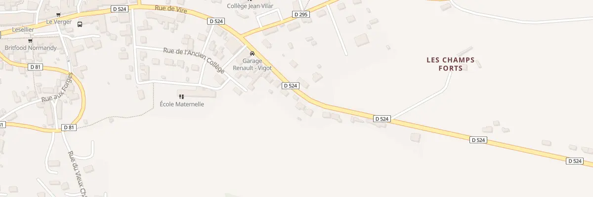 Plan du 50 Rue de Vire - St Sever à Noues de Sienne