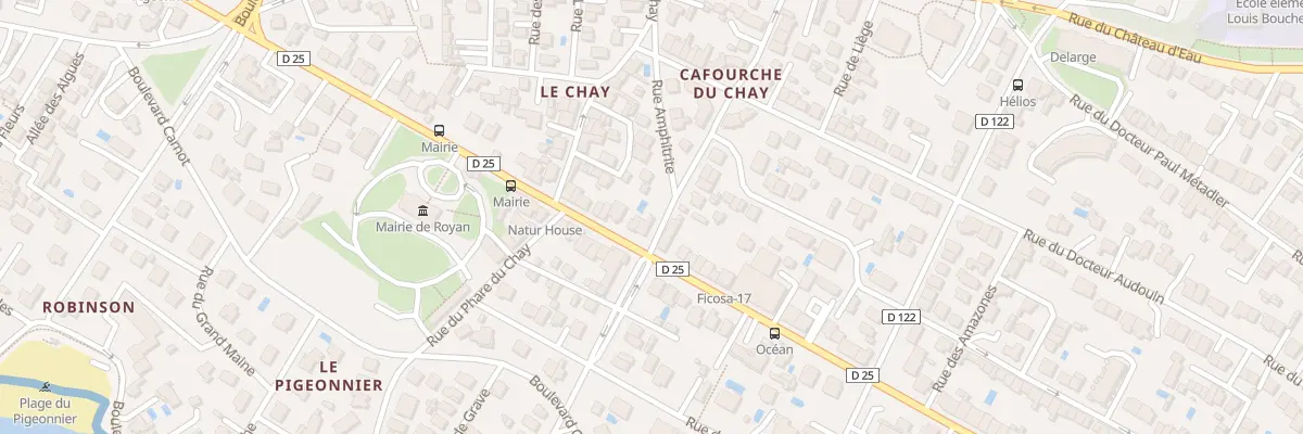 Plan du 93 Av de Pontaillac à Royan