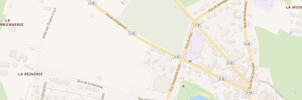 Plan du 21 Rue d’Argentré au Pertre