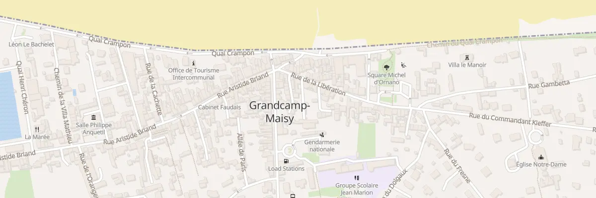 Plan du 5560 Rue de la Libération à Grandcamp-Maisy