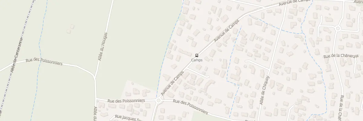 Plan du 38B Av de Camps au Teich
