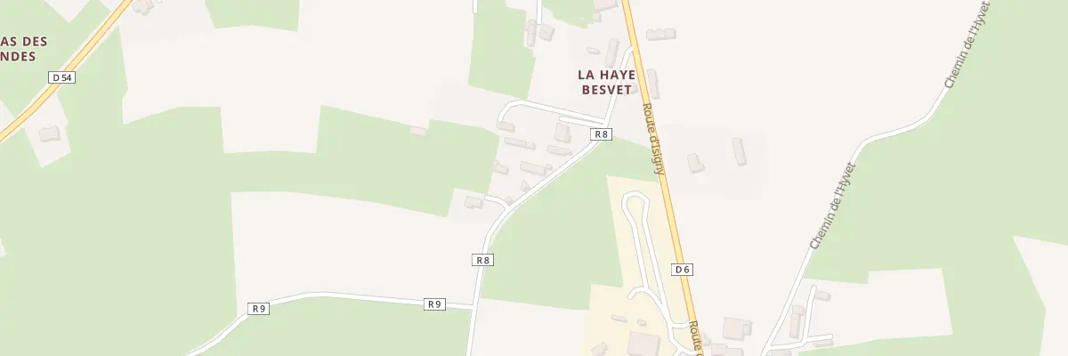 Plan du 12 La Haye Besvet à Saint-Clair-sur-l’Elle