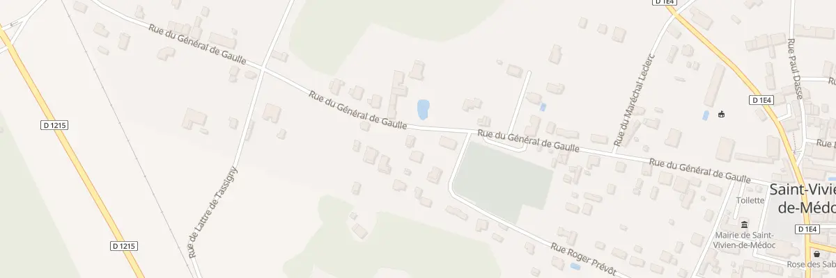 Plan du 27 Rue du Général de Gaulle à Saint-Vivien-de-Médoc