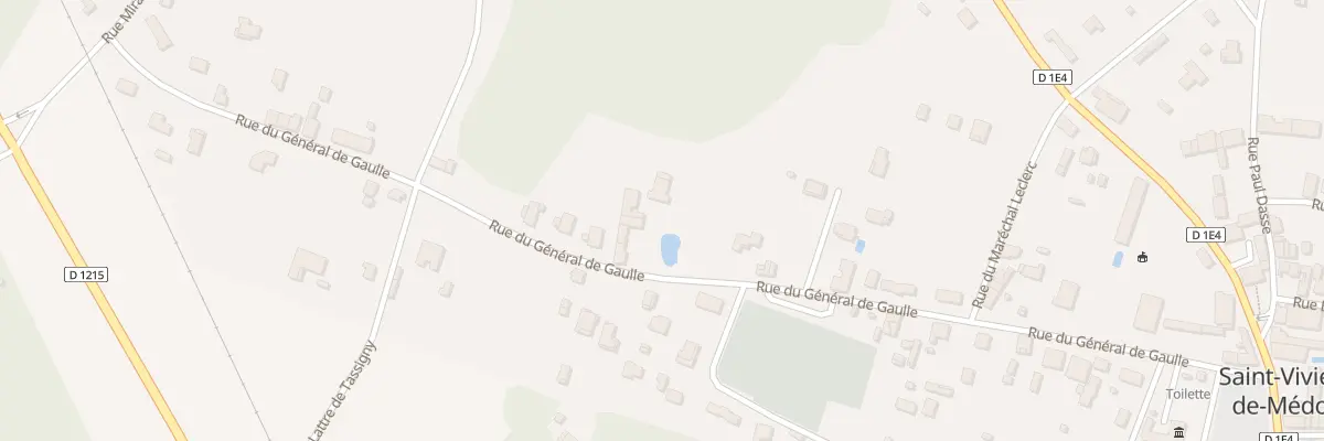 Plan du 38 Rue du Général de Gaulle à Saint-Vivien-de-Médoc