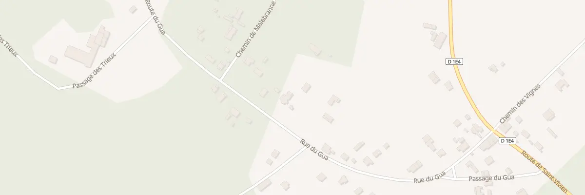 Plan du 24 Rue du Gua à Vensac