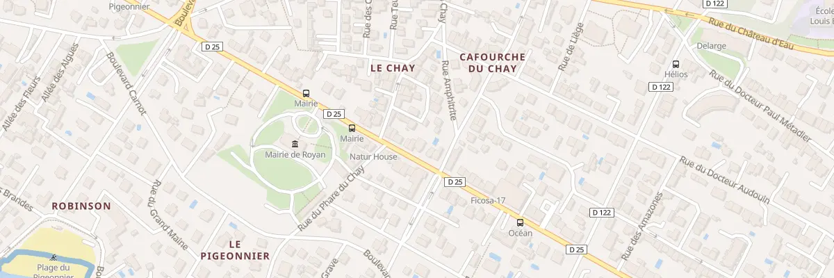 Plan du 97 Av de Pontaillac à Royan