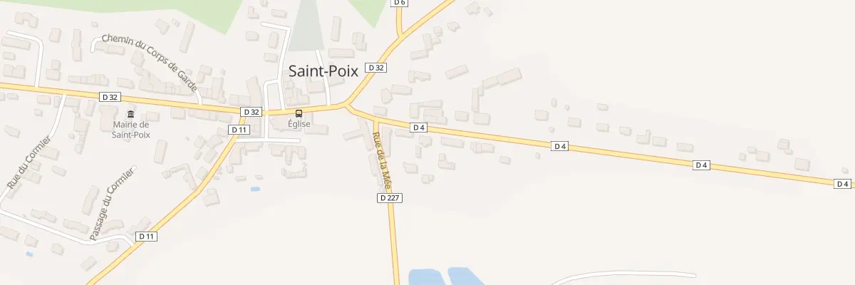 Plan du 6 Rue du Maine à Saint-Poix