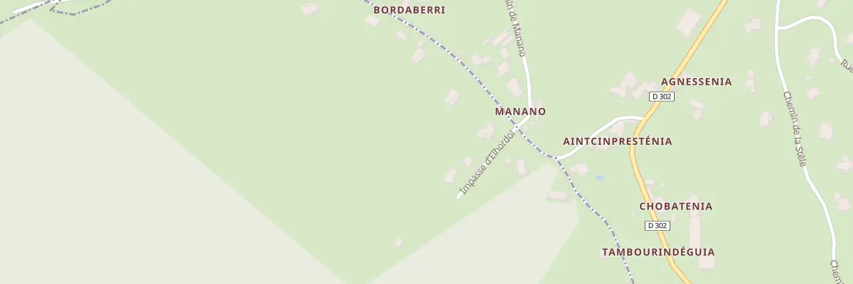 Plan du 88 Imp d’Elhordoi à Orsanco
