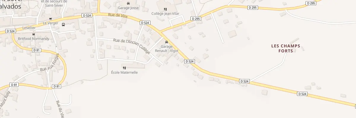 Plan du 44 Rue de Vire - St Sever à Noues de Sienne