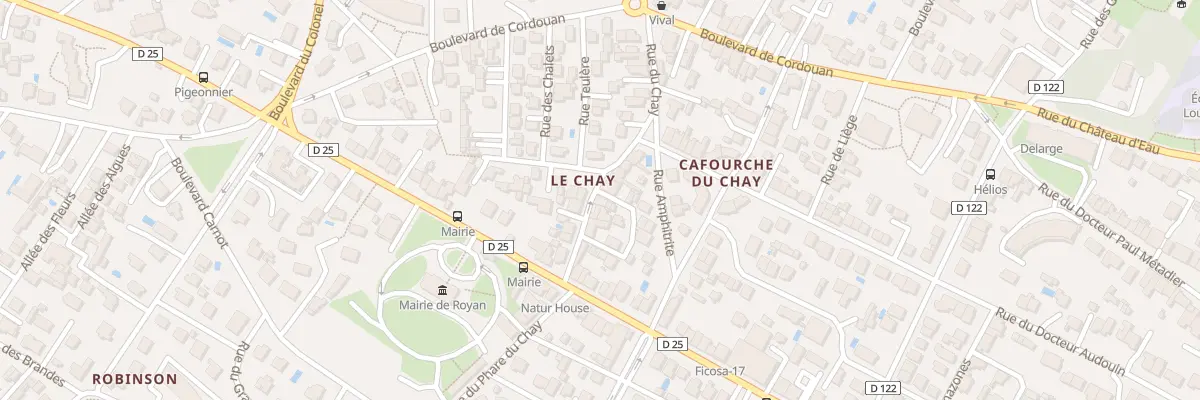 Plan du 1 Rue des Moineaux à Royan