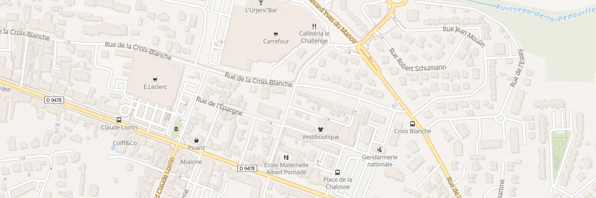 Plan du 86 Rue de la Croix Blanche à Dax