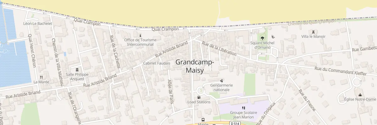 Plan du 18 Rue du Docteur Boutrois à Grandcamp-Maisy