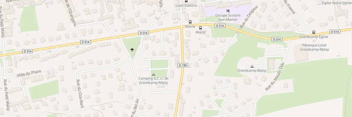 Plan du 64 Rue du Docteur Boutrois à Grandcamp-Maisy