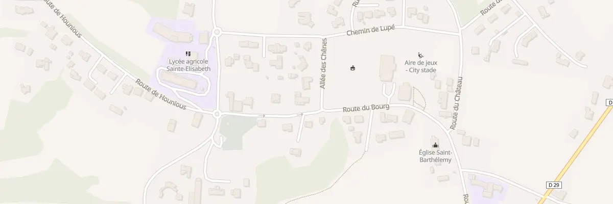 Plan du 25 All des Chênes à Saint-Pandelon